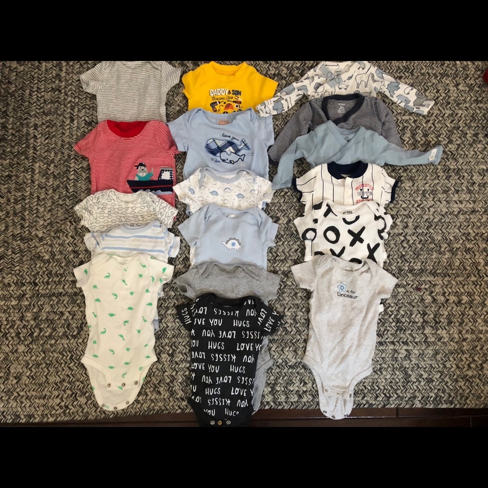Baby boy onesie bundle
